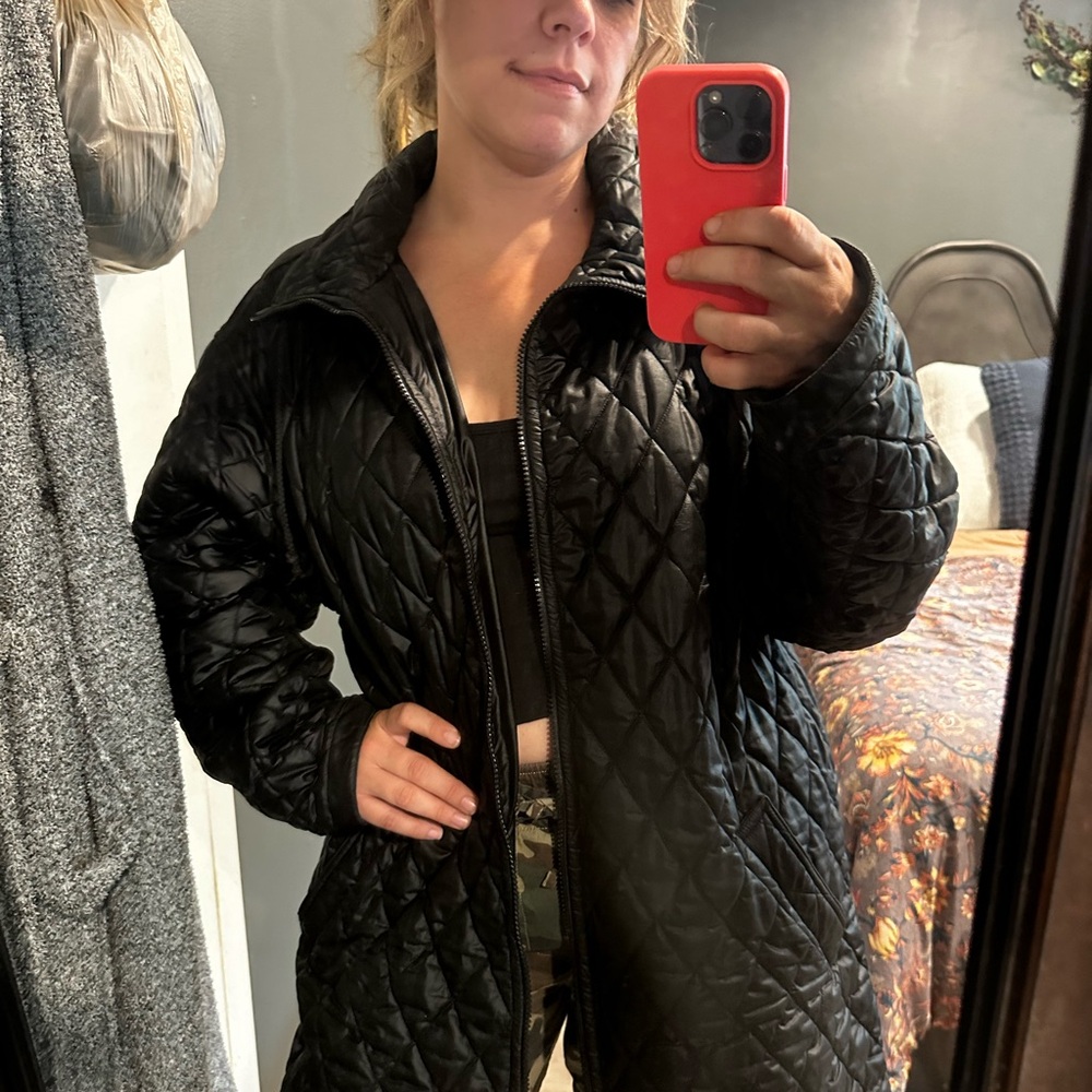 Vintage YSL quilted coat